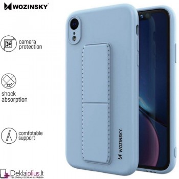 Wozinsky 4in1 švelnaus silikono dėklas - šviesiai mėlynas (Apple Iphone Xr)